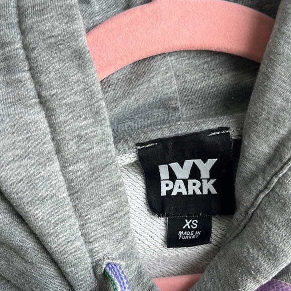 IVY PARK Festival Palm Tree Cropped Graphic Hoodie Sweatshirt XS - Picture 11 of 14